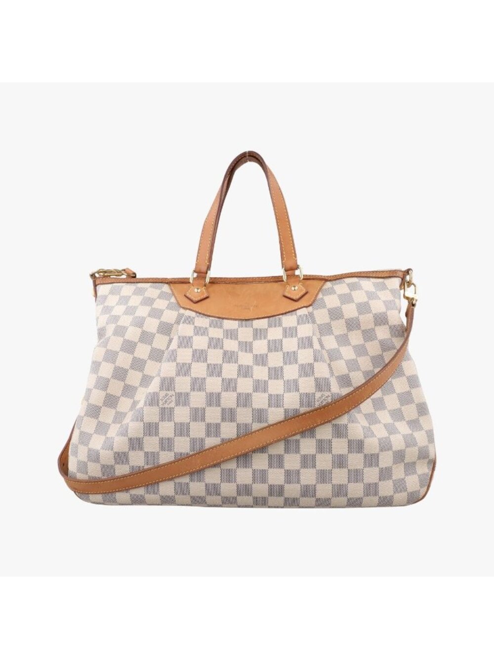 Louis Vuitton Siracusa GM Azur Damier Canvas Shoulder Bag